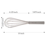 Prep Solutions 10" Stainless Steel Balloon Whisk - Image 2